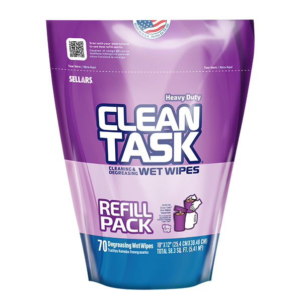 Clean Task Cleaning & Degreasing Wipes Refill 4/case – Discount