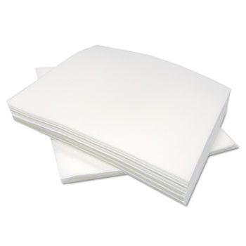 white airlaid sheets