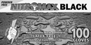 NitroMax Black Nitrile Disposable Gloves- 5 Mil