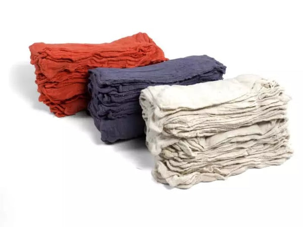 Auto-Mechanic Shop Towels 50 Pack Shop Rags 100% Cotton Multi Purpose Towels