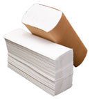 white multifold towel